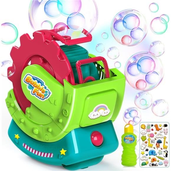 Bubble Machine, Bubble Machine for Kids Toddlers, Make Extra Large Bubbles - Picture 1 of 6